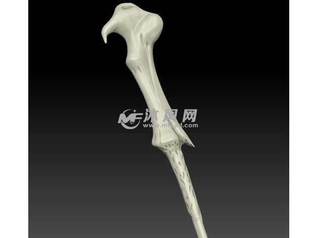 伏地魔的魔杖左视图