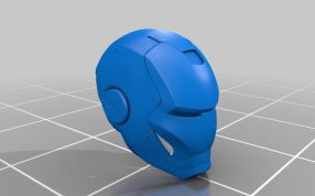 钢铁侠头盔侧视图