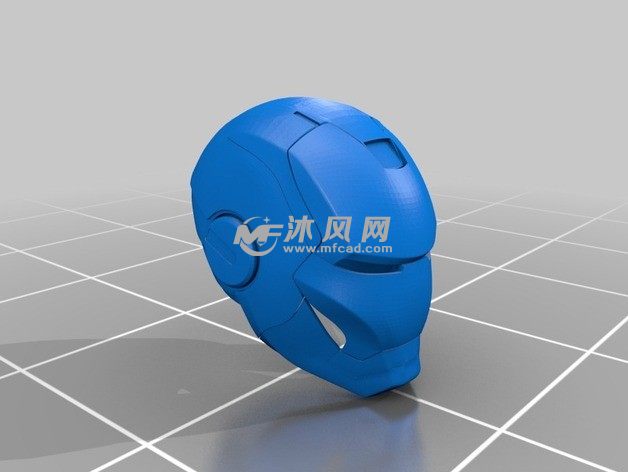 钢铁侠头盔侧视图
