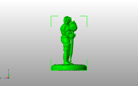 本·夏皮诺雕像侧视图