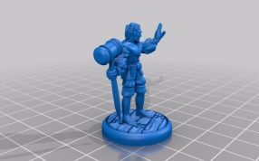 本·夏皮诺雕像斜视图