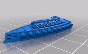 哥特舰队阿玛达模型上半部分