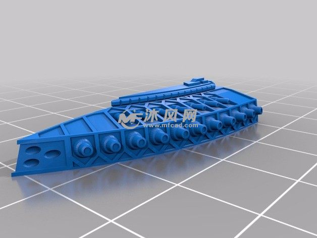 哥特舰队阿玛达模型上半部分