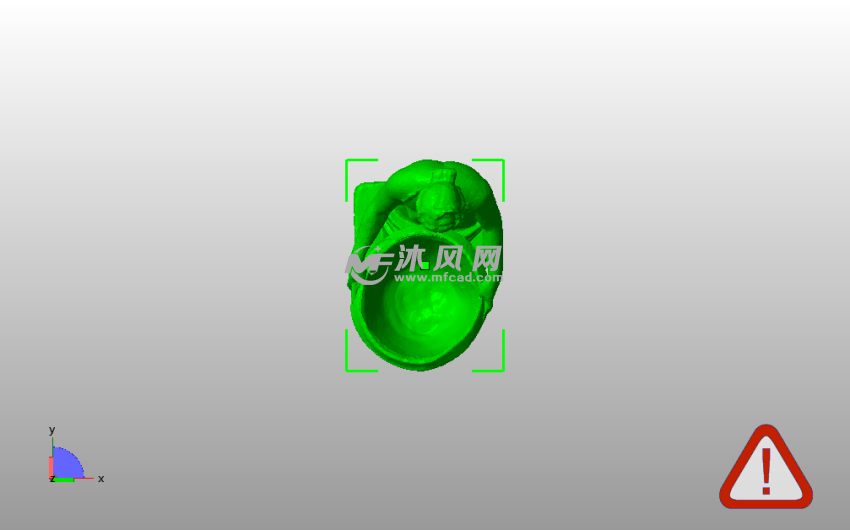 罗马女人模型俯视图