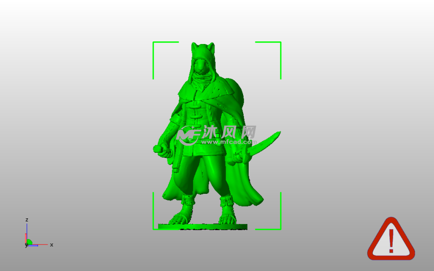 松鼠刺客模型主视图