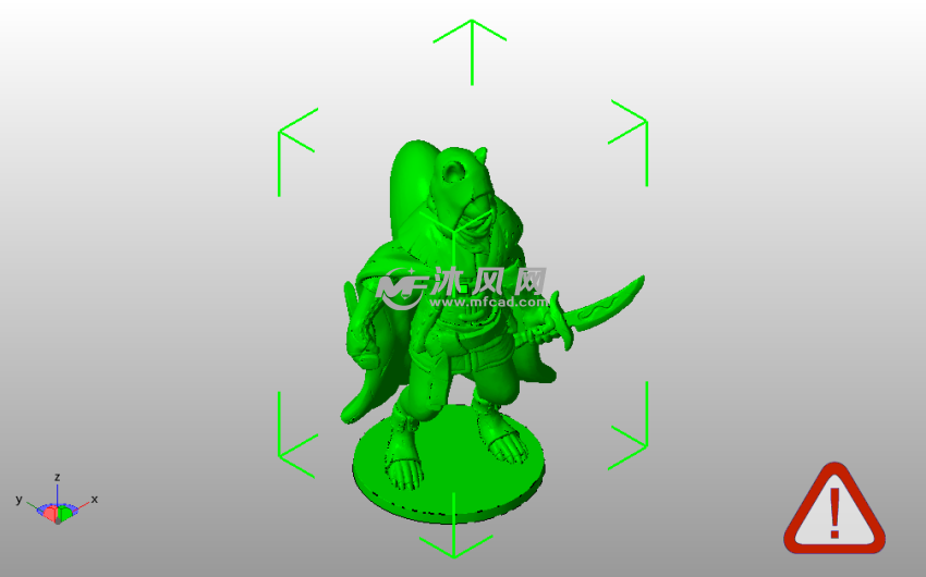 松鼠刺客模型斜视图