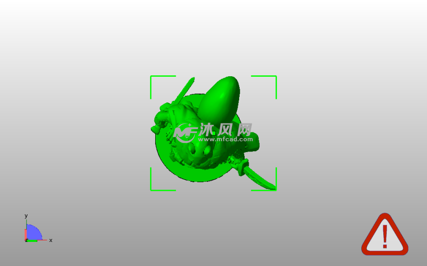 松鼠刺客模型俯视图