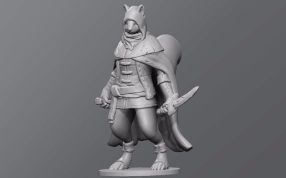 松鼠刺客模型效果图