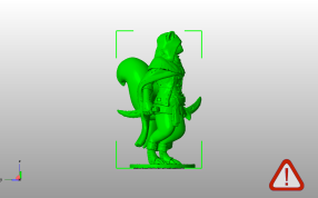 松鼠刺客模型侧视图