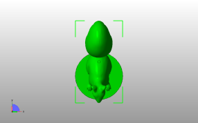 小松鼠模型俯视图