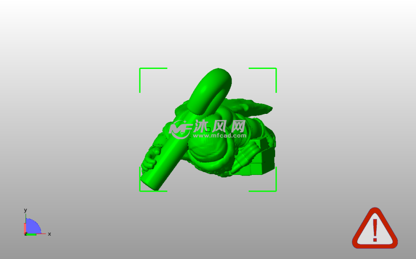 侏儒圣诞老人俯视图