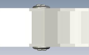 带装饰的小桥俯视图