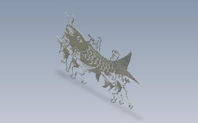 年年有鱼轴测图