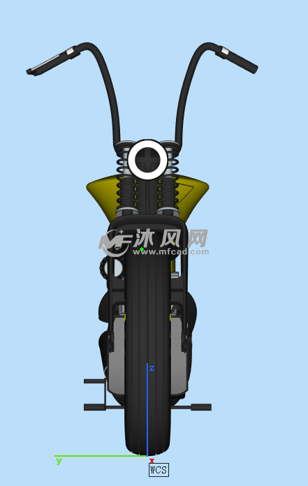 摩托车三维设计