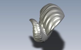 犄角模型轴测图