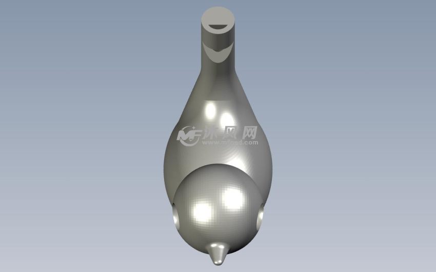 鸟哨模型俯视图