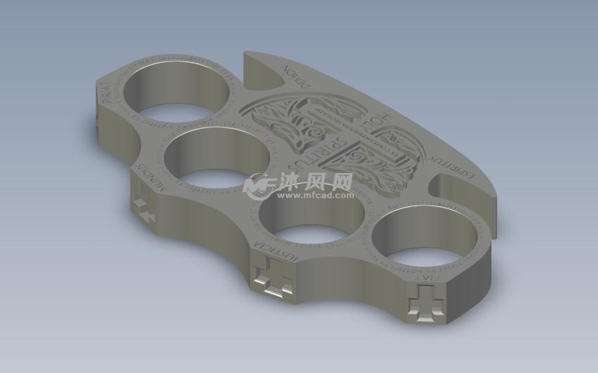 指虎模型轴测图