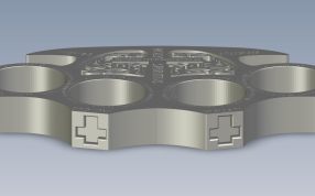 指虎模型前视图