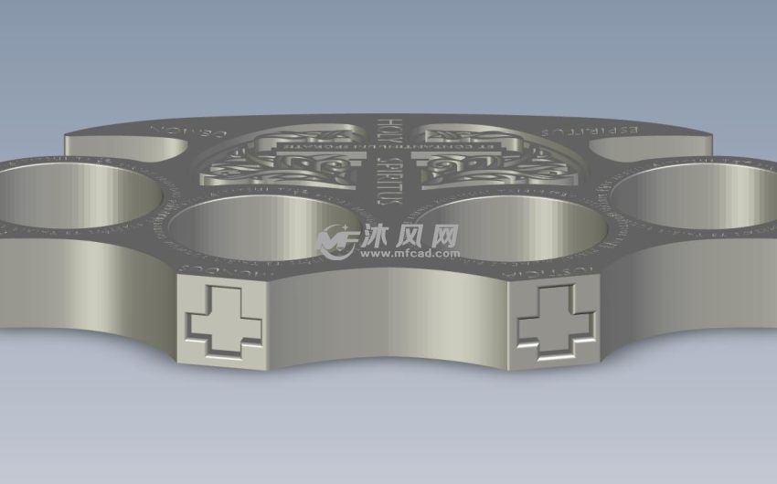 指虎模型前视图