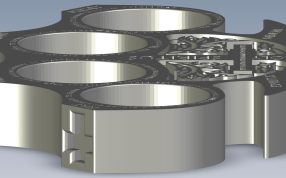 指虎模型侧视图