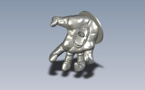 迪达拉的手轴测图