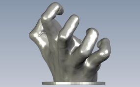 迪达拉的手正视图