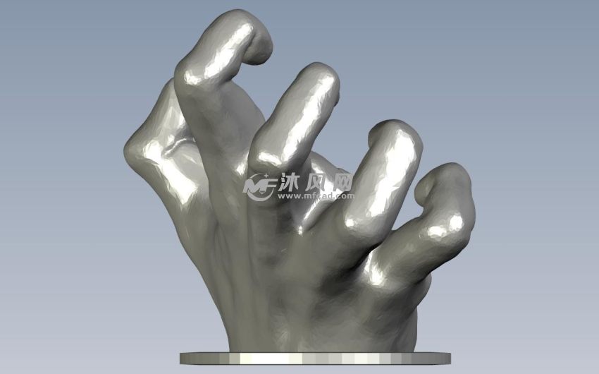 迪达拉的手正视图