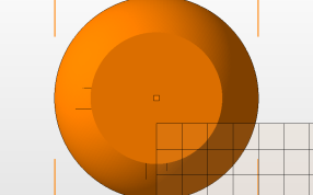 球形花盆底视图