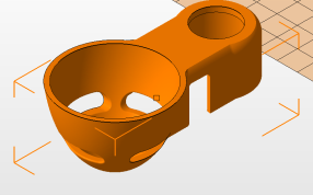 鸡蛋分离器等轴侧视图