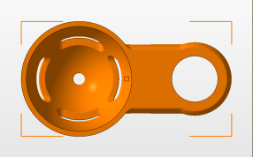 鸡蛋分离器顶视图