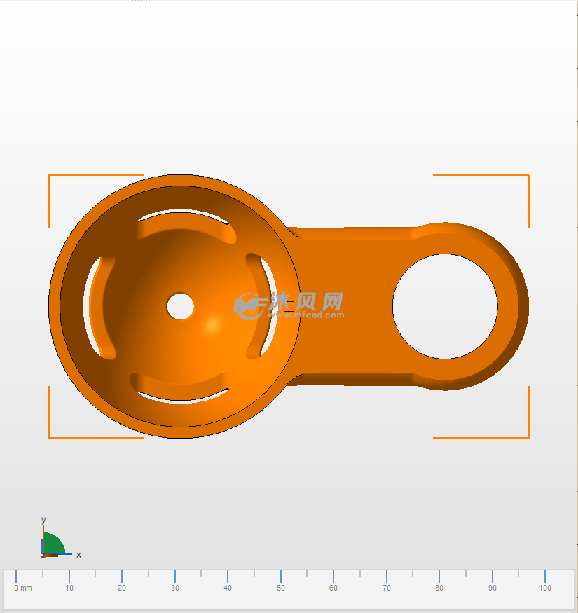 鸡蛋分离器顶视图