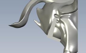 可爱的手机支架侧视图