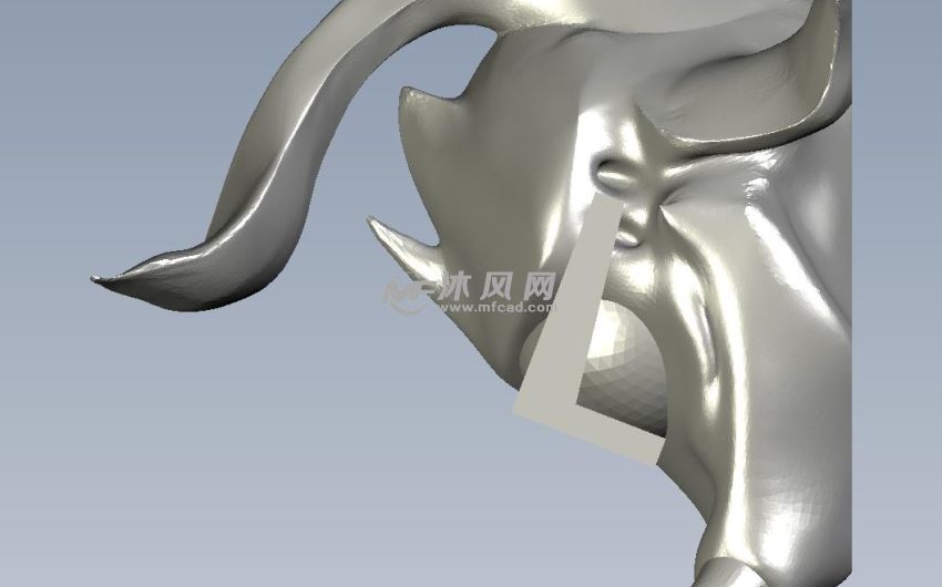 可爱的手机支架侧视图