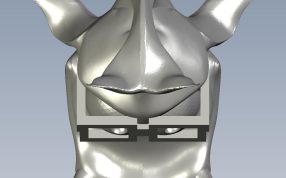 可爱的手机支架前视图