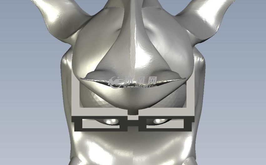 可爱的手机支架前视图