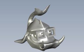 可爱的手机支架模型