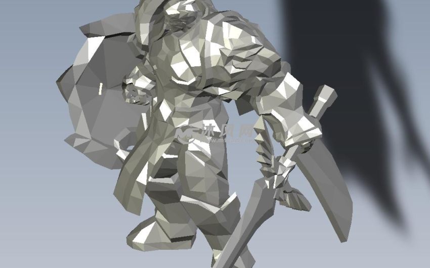 王者荣耀小亚瑟轴测图