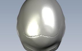 骷髅头灯俯视图