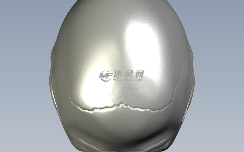 骷髅头灯俯视图