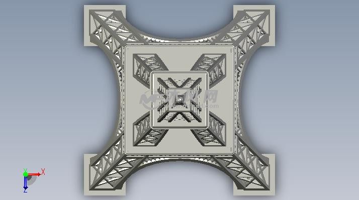 埃菲尔铁塔俯视图