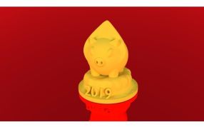 2019年小猪实物图