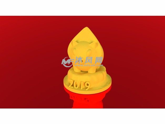 2019年小猪实物图