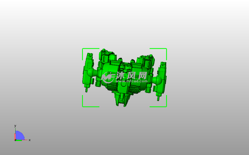 MWO游戏角色俯视图