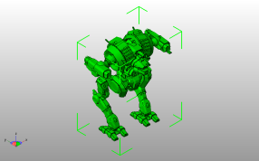 MWO游戏角色斜视图
