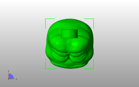 悲伤青蛙钥匙链俯视图