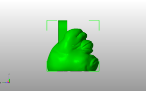 悲伤青蛙钥匙链侧视图