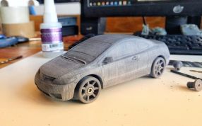 本田思域2007车身壳体斜视图