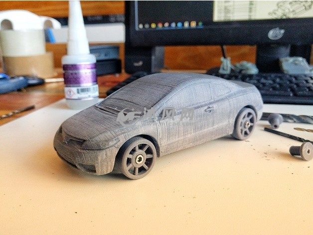 本田思域2007车身壳体斜视图