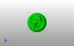 法官3D模型俯视图