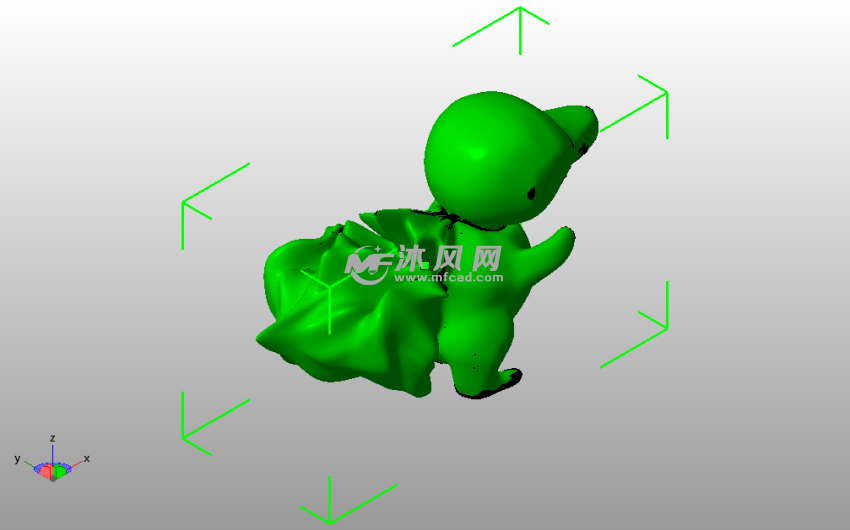 火球鼠 - 神奇宝贝斜视图